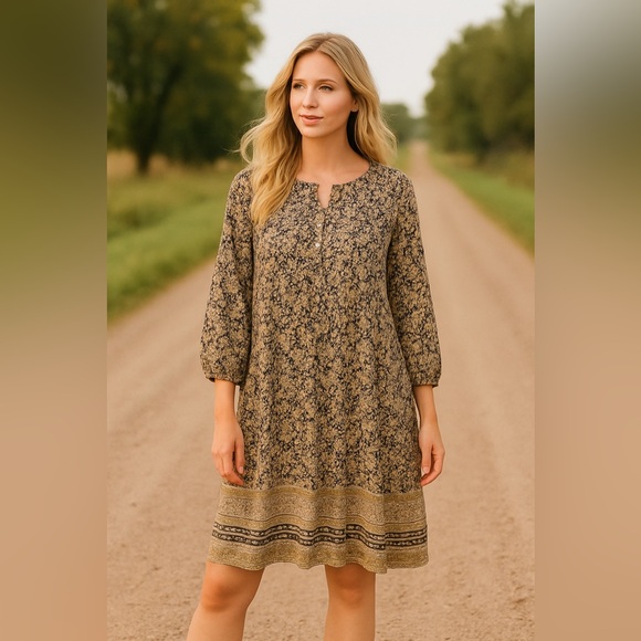 Lucky Brand Floral Mini Dress - Picture 1 of 5